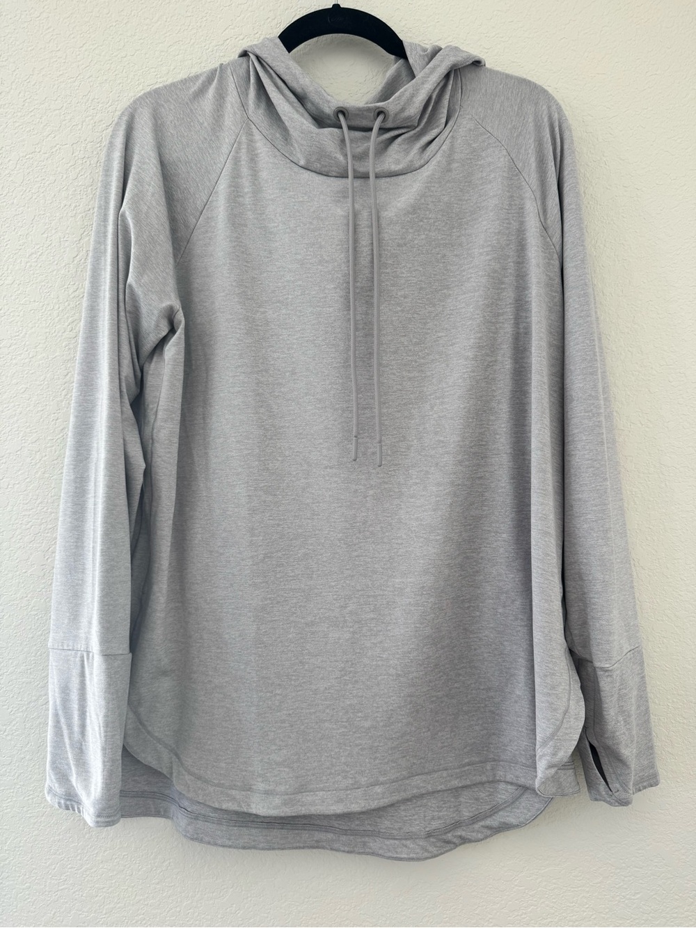 Athleta Uptempo Hoodie Light Gray